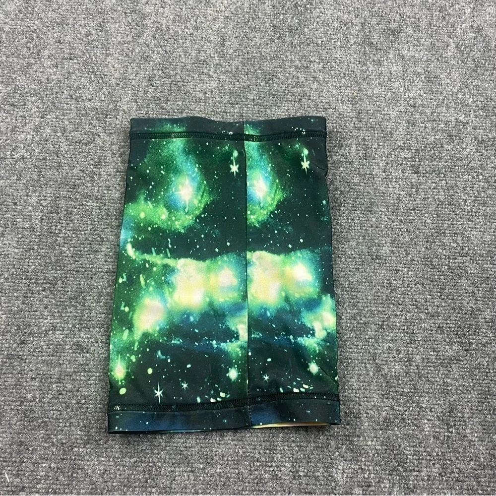 BLACKSTAR Youth Kids Neck Gator Galaxy Green Snow winter one size